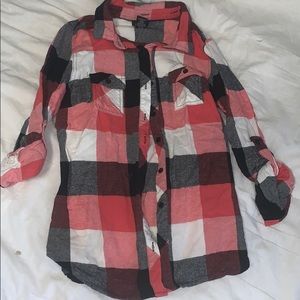 Plaid Button down